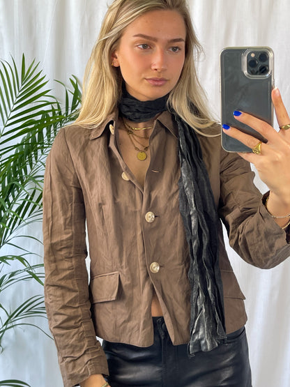 BROWN VINTAGE JACKET