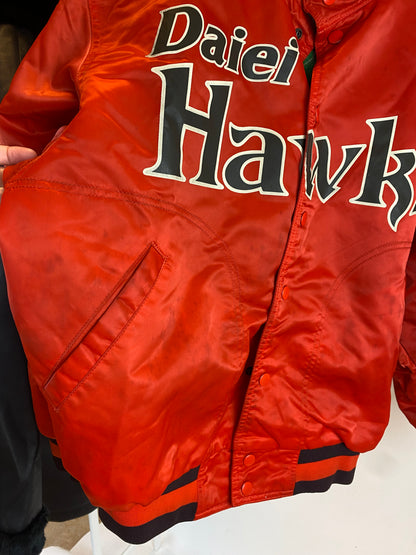 VINTAGE - FUKUOKA DAIEI HAWKS BASEBALL JAPAN RAWLINGS JACKET