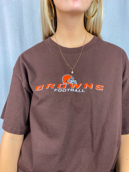 LEE SPORT BROWNS FOOTBALL T-SHIRT