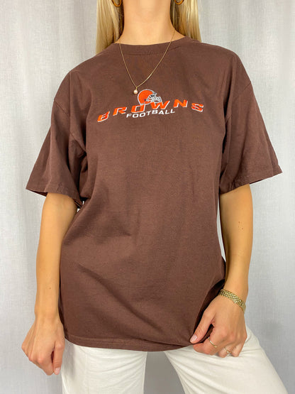 LEE SPORT BROWNS FOOTBALL T-SHIRT