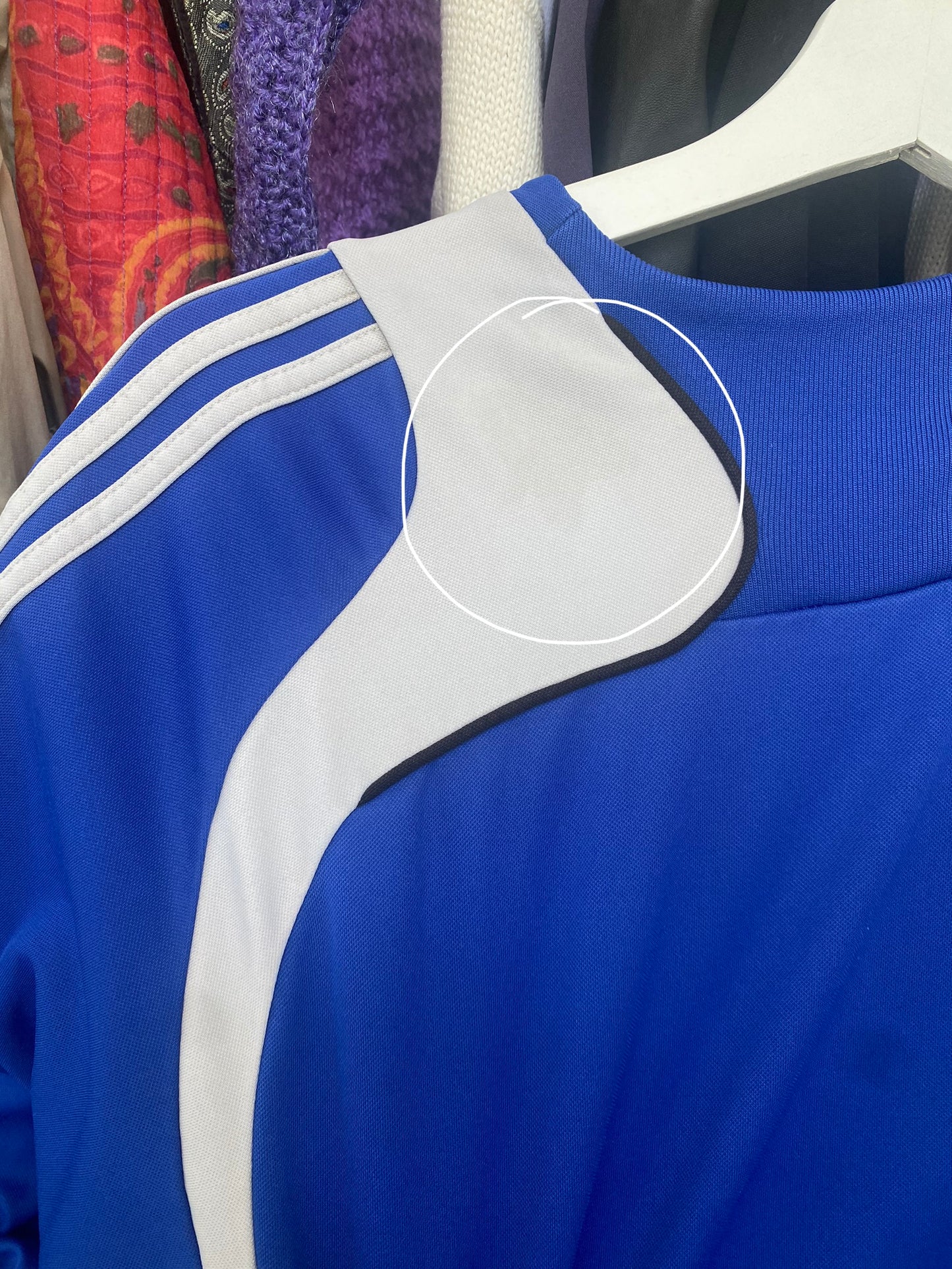 BLUE ADIDAS LONGSLEEVE