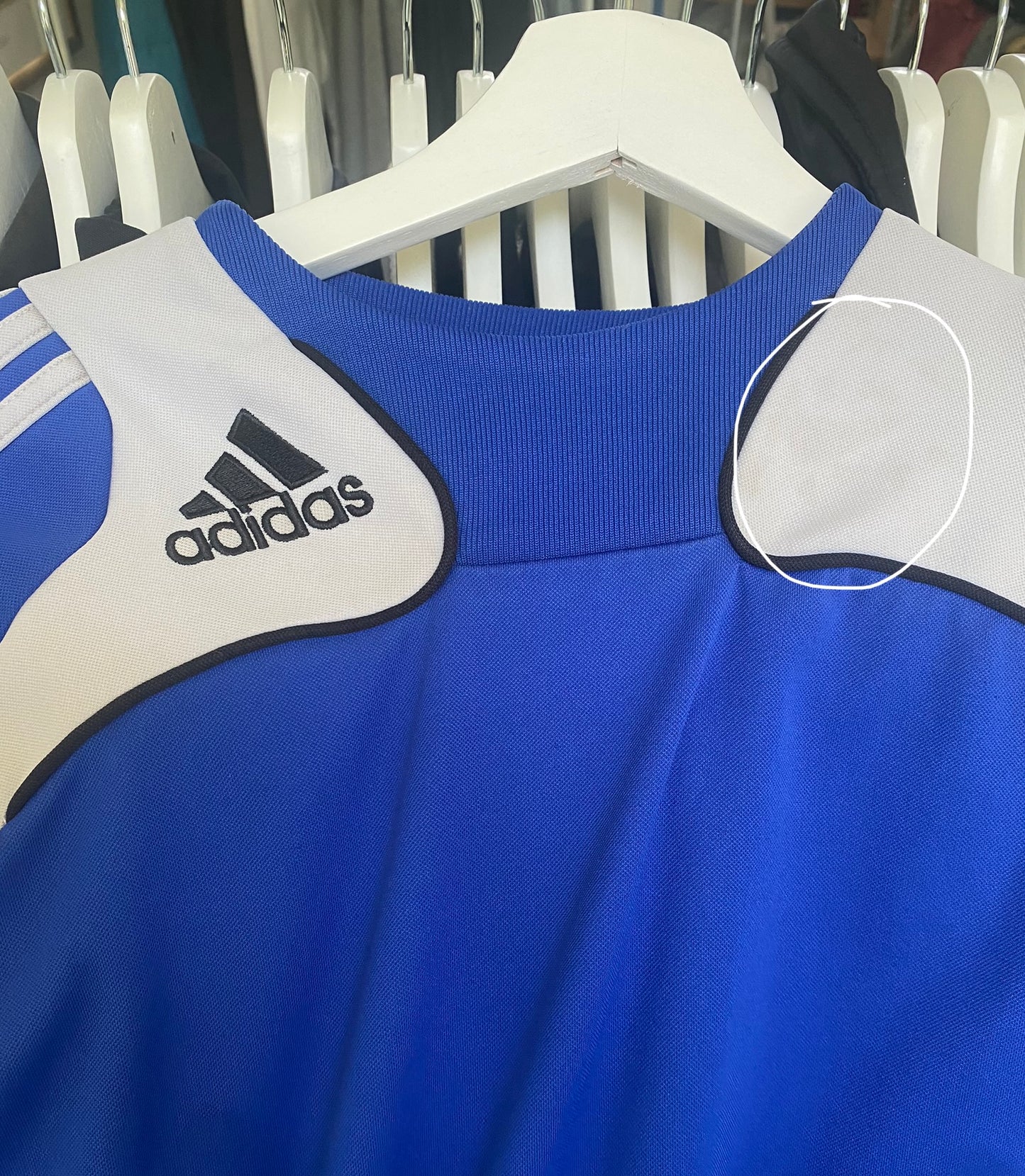 BLUE ADIDAS LONGSLEEVE