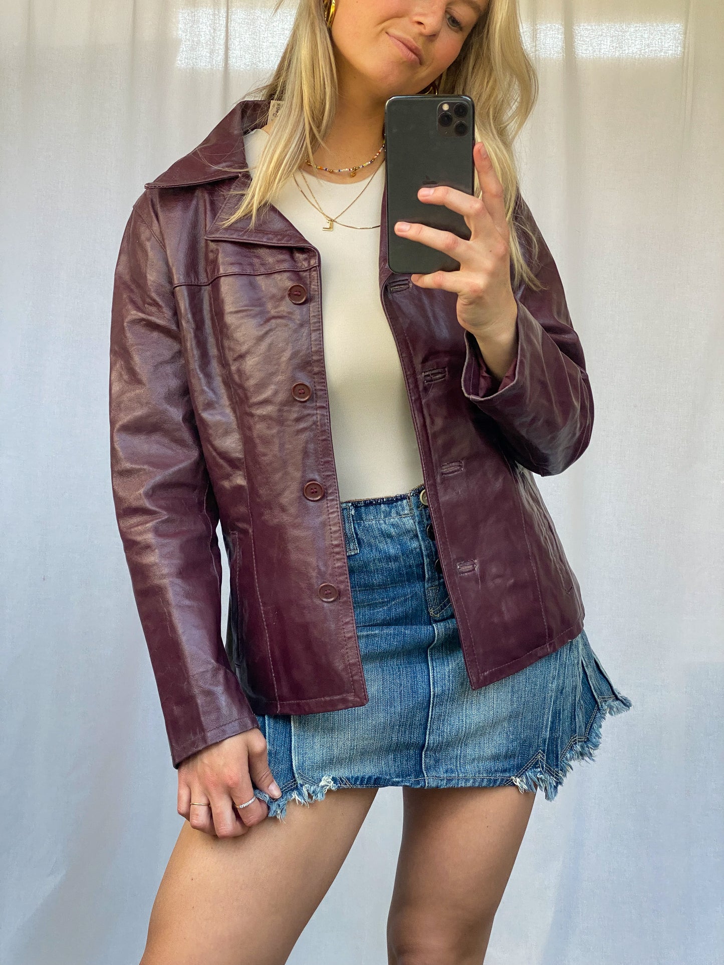 VERA PELLA LEATHER JACKET