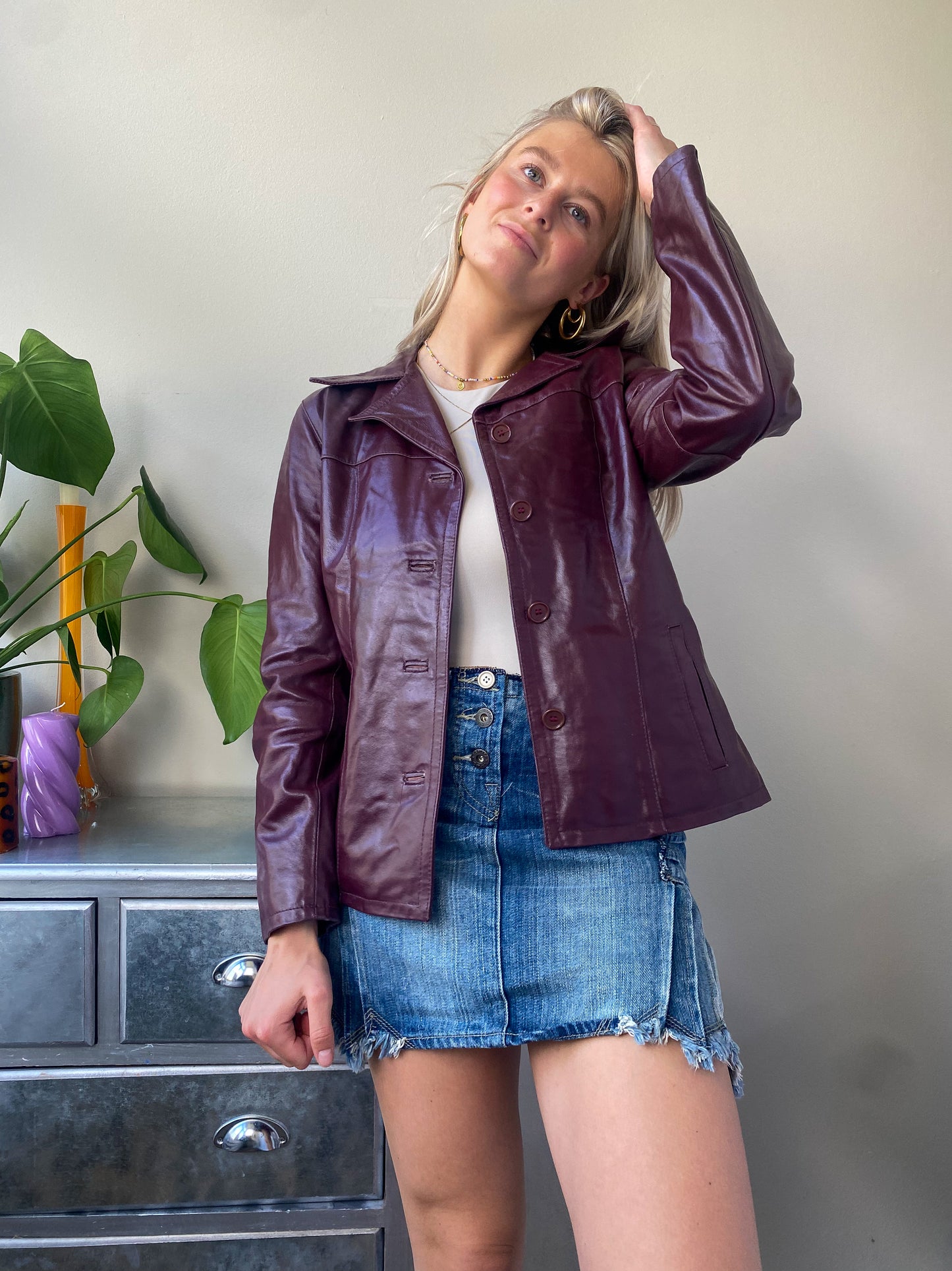 VERA PELLA LEATHER JACKET