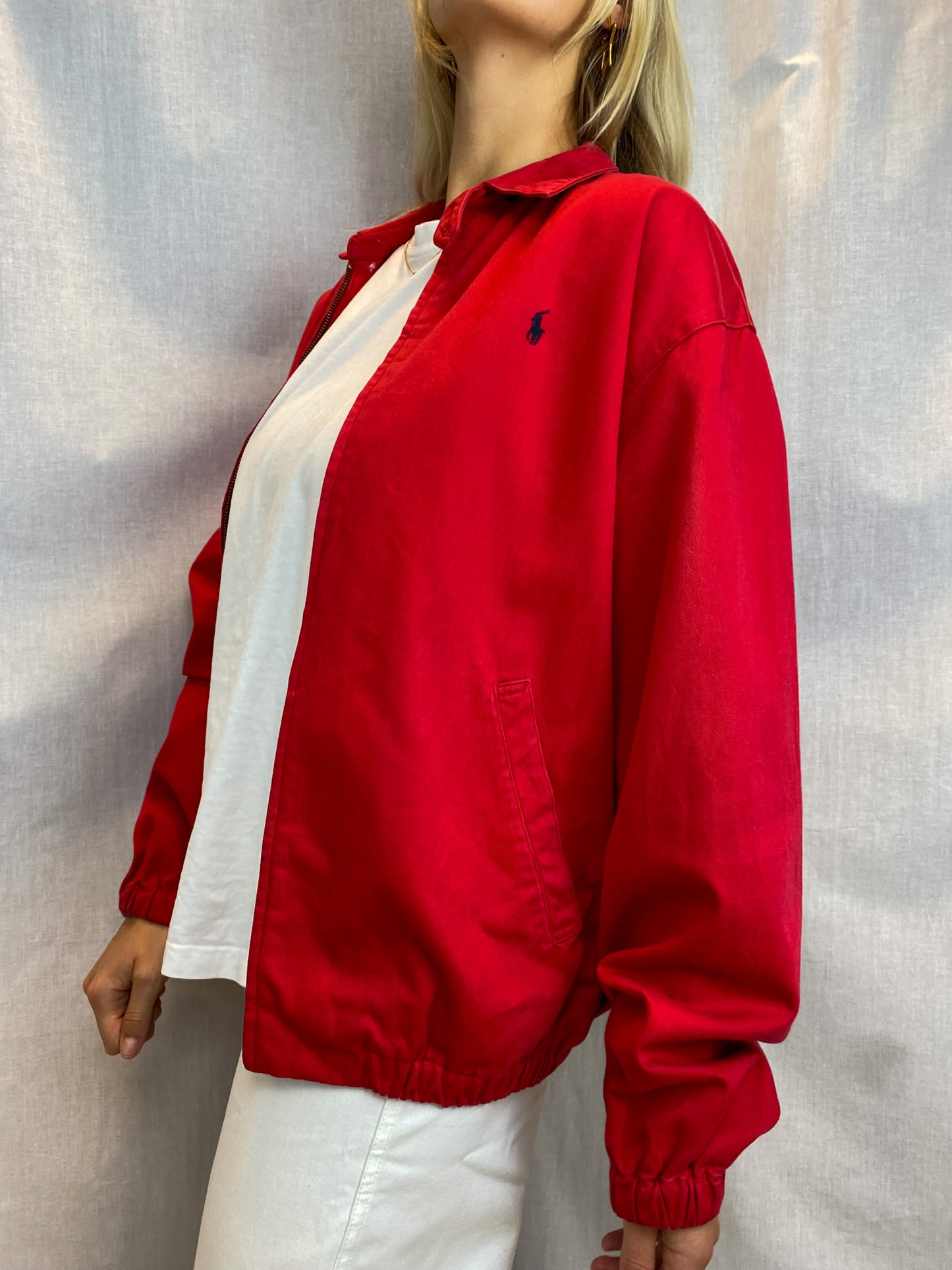 RALPH LAUREN RED BOMBER