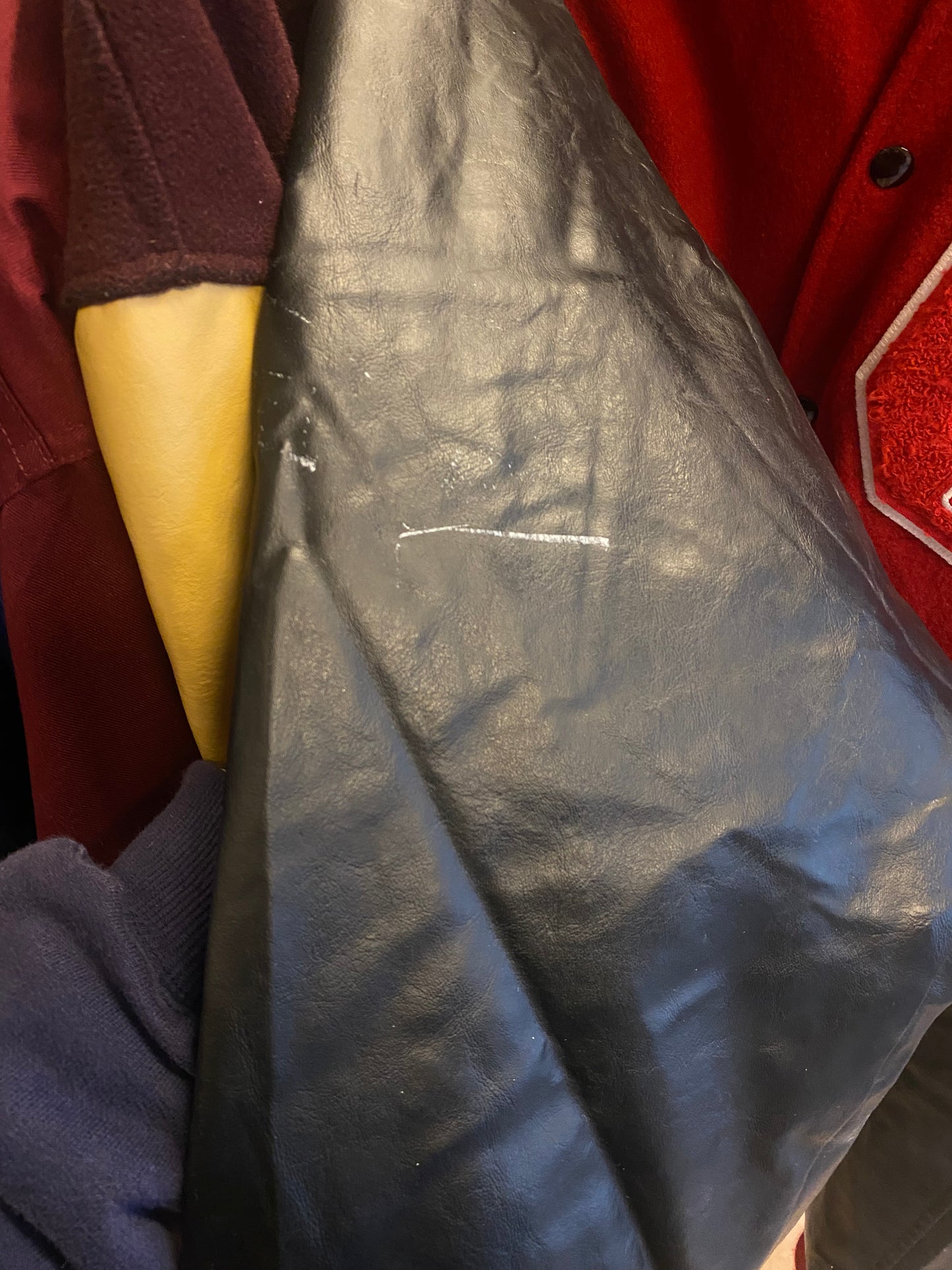 Vintage - Leather Varsity Jacket