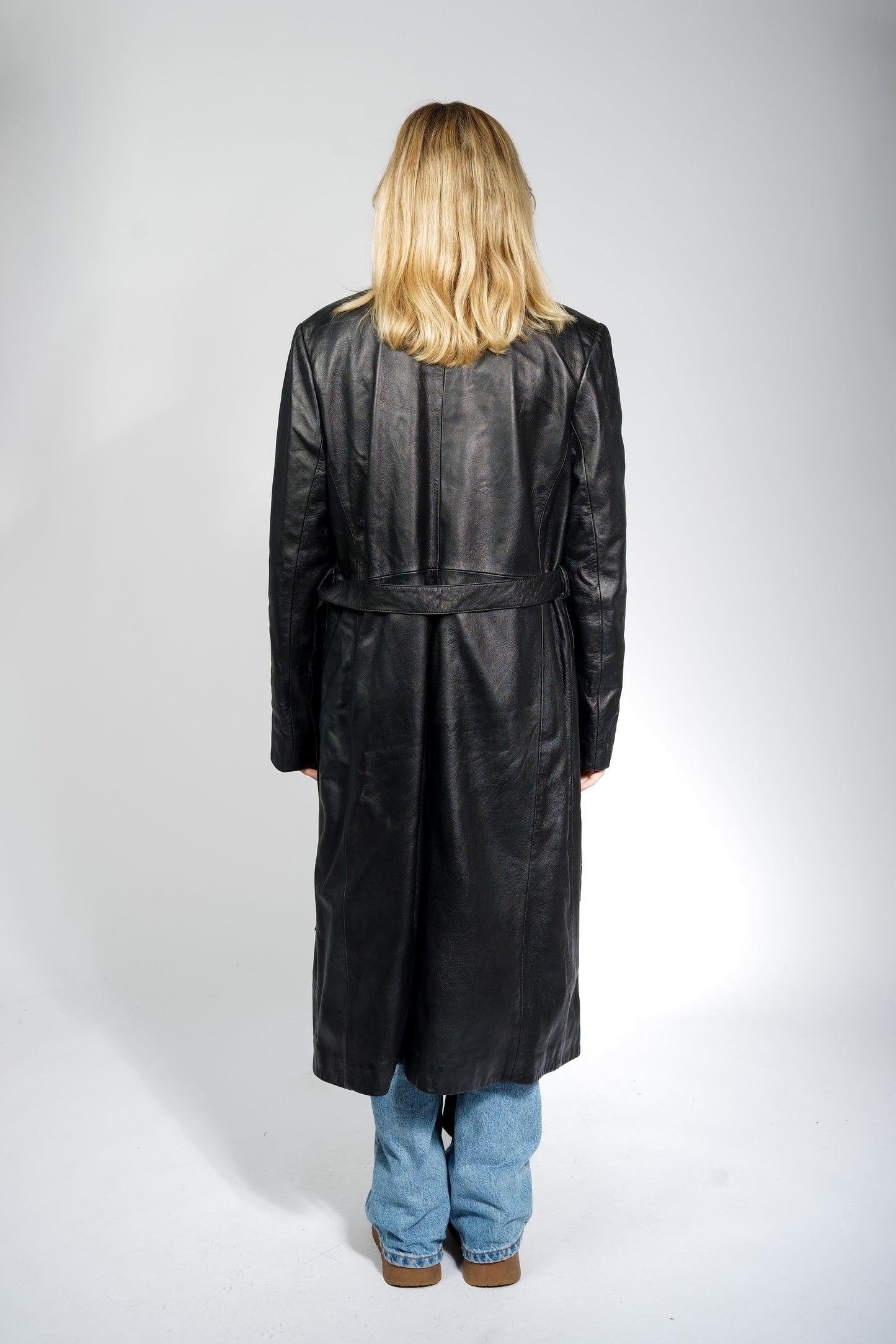 Vintage - Leather Trenchcoat