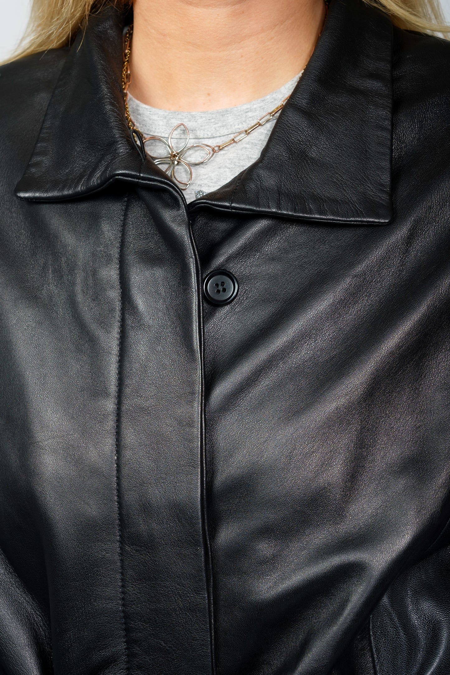 Vintage - Leather Trenchcoat