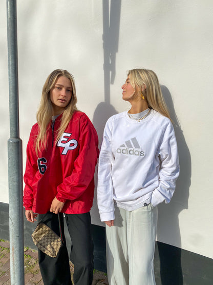 WHITE ADIDAS SWEATER