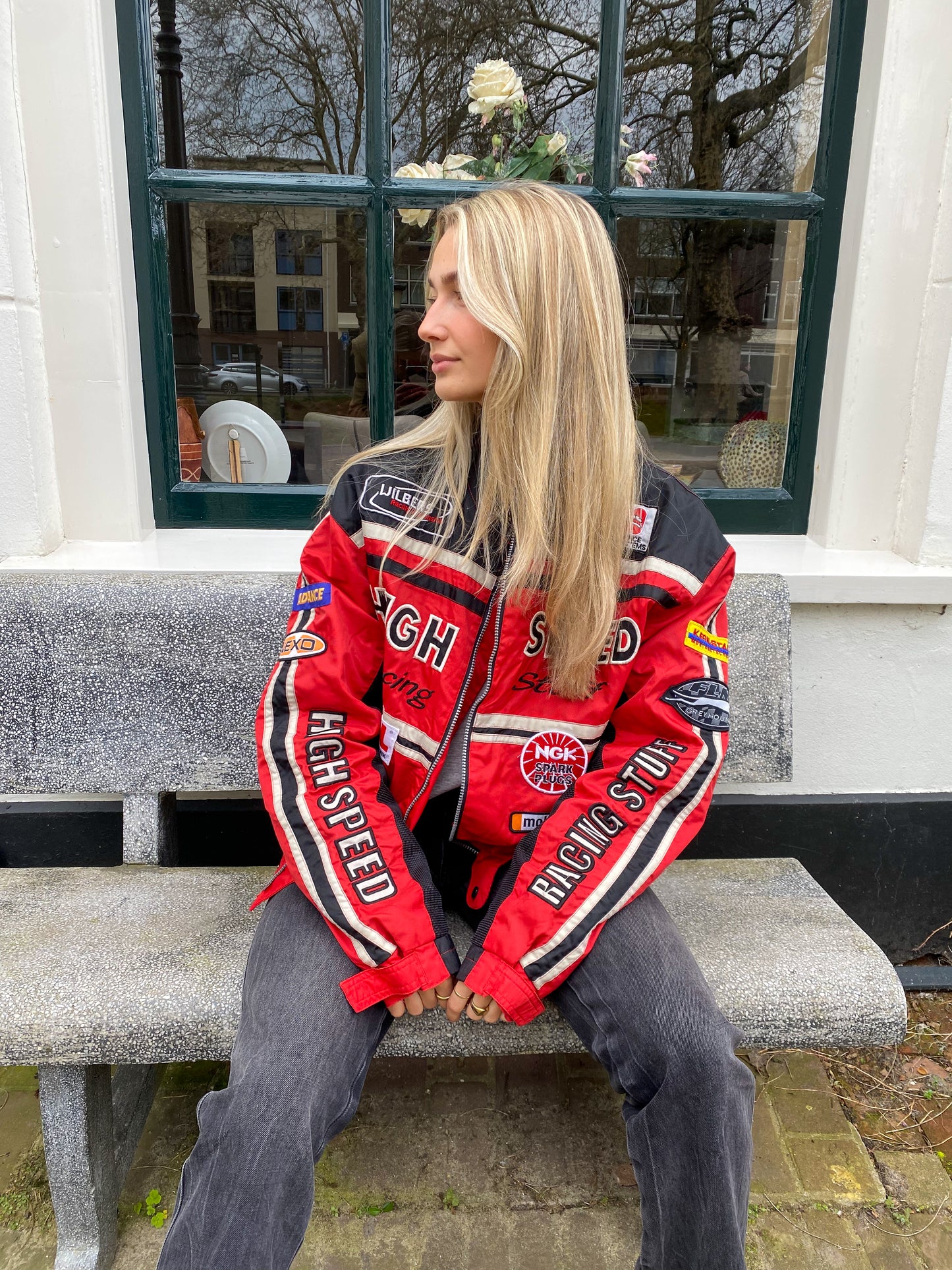 RED RACING JACKET