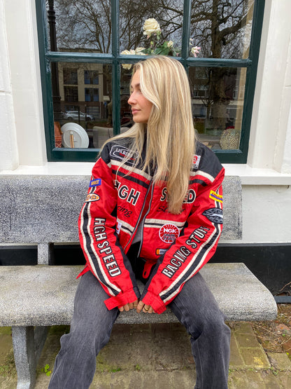 RED RACING JACKET