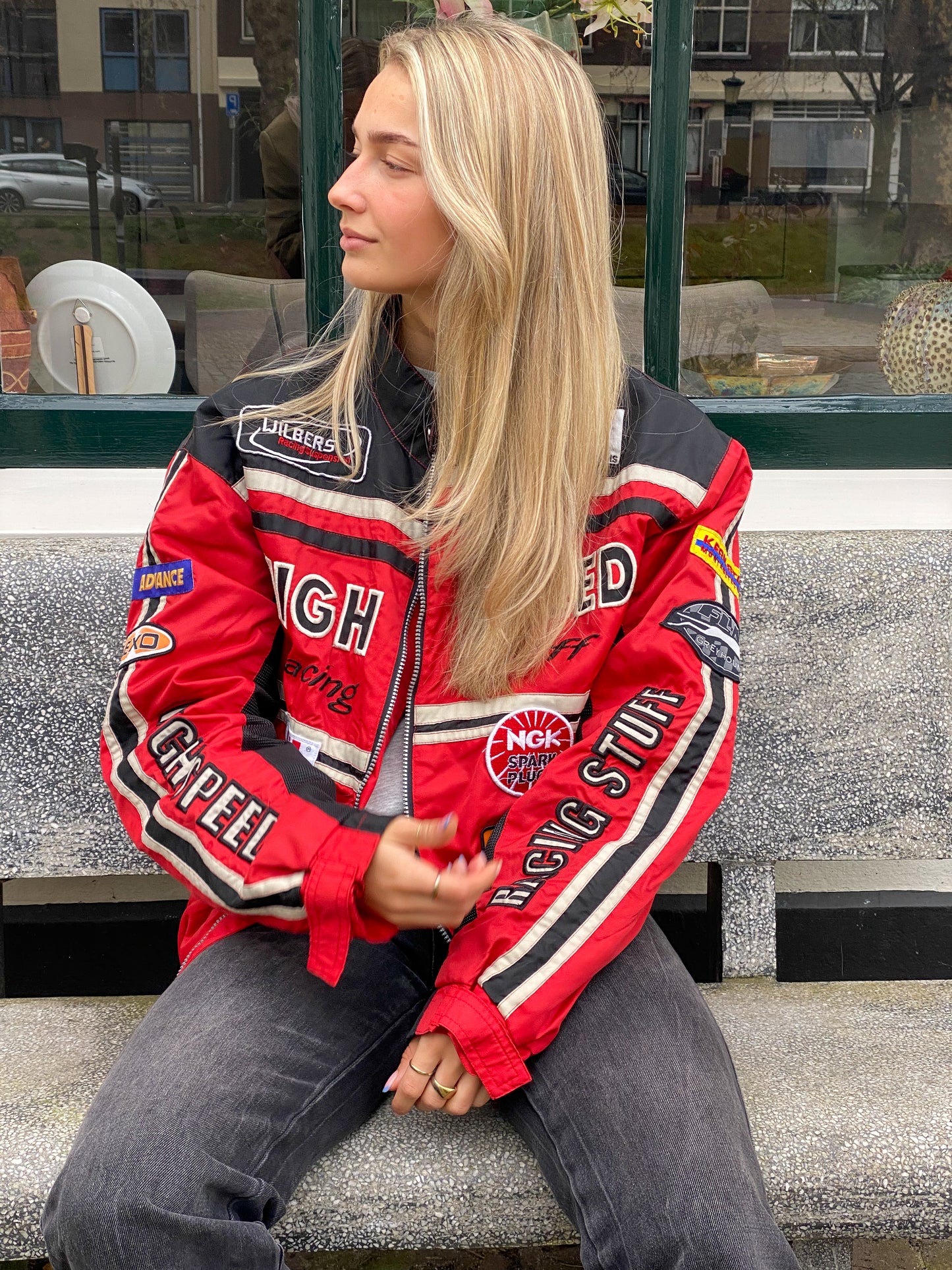 RED RACING JACKET